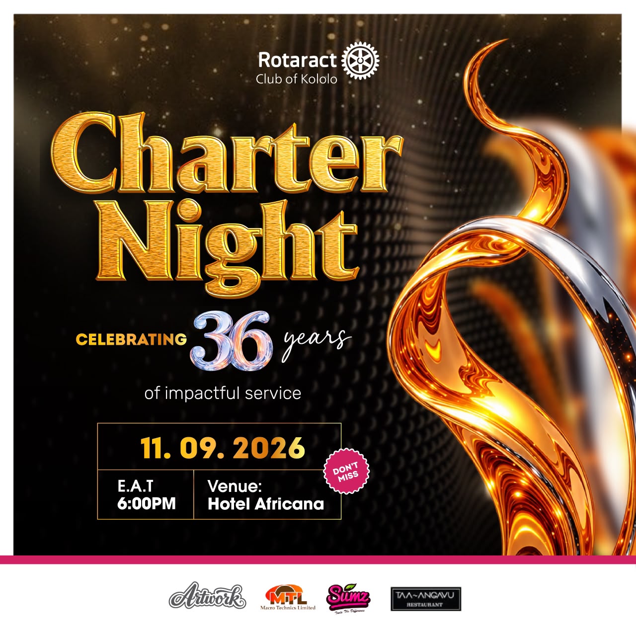 CLUB CHARTER NIGHT CELEBRATION 